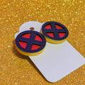 X-Men Stud Earrings | Rogue Storm X-Men Logo