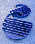 Vaporwave Sunset Hoop Earrings | 80s Synthwave Chunky Hoops