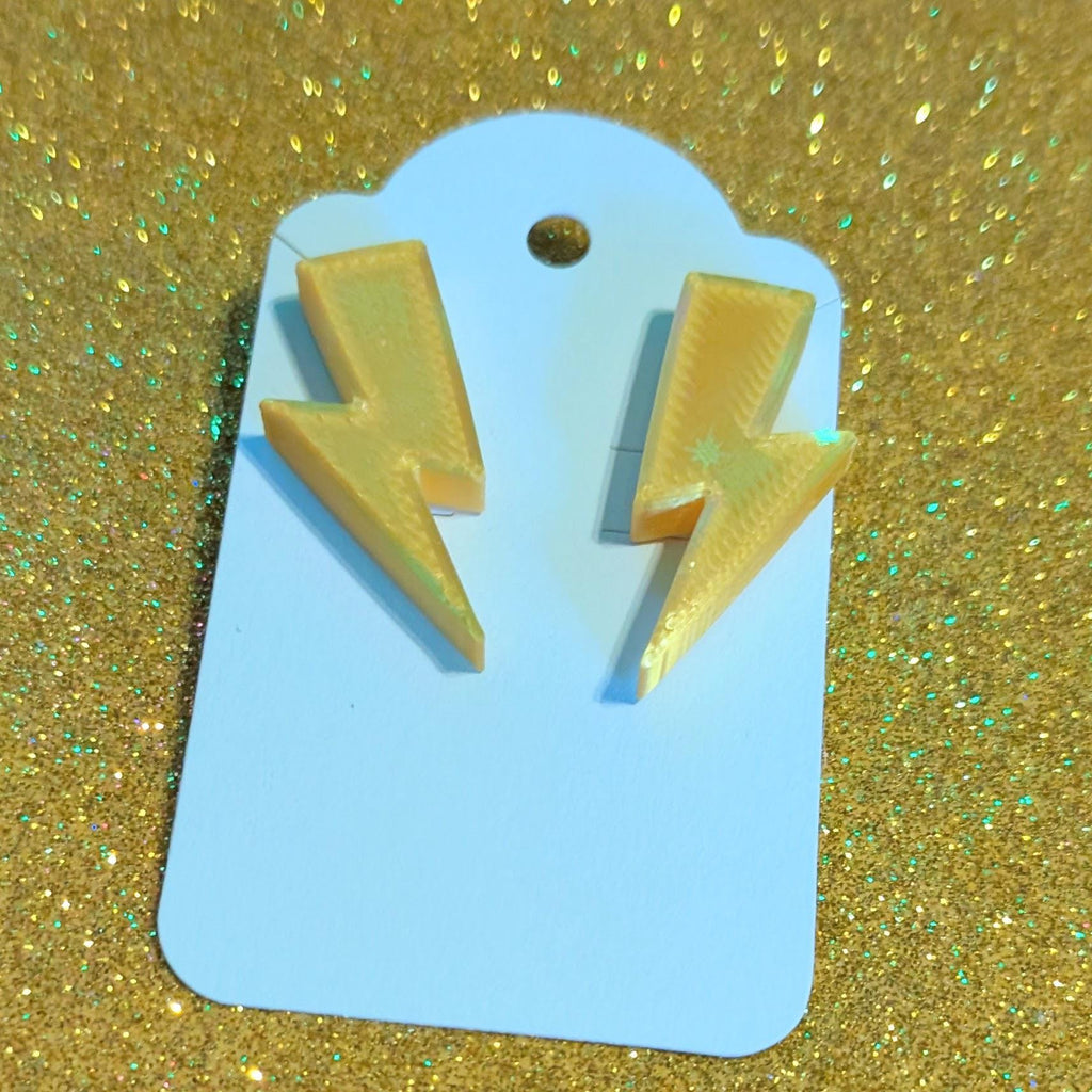 Lightning Bolt Stud Earrings | X-Men Storm Earrings