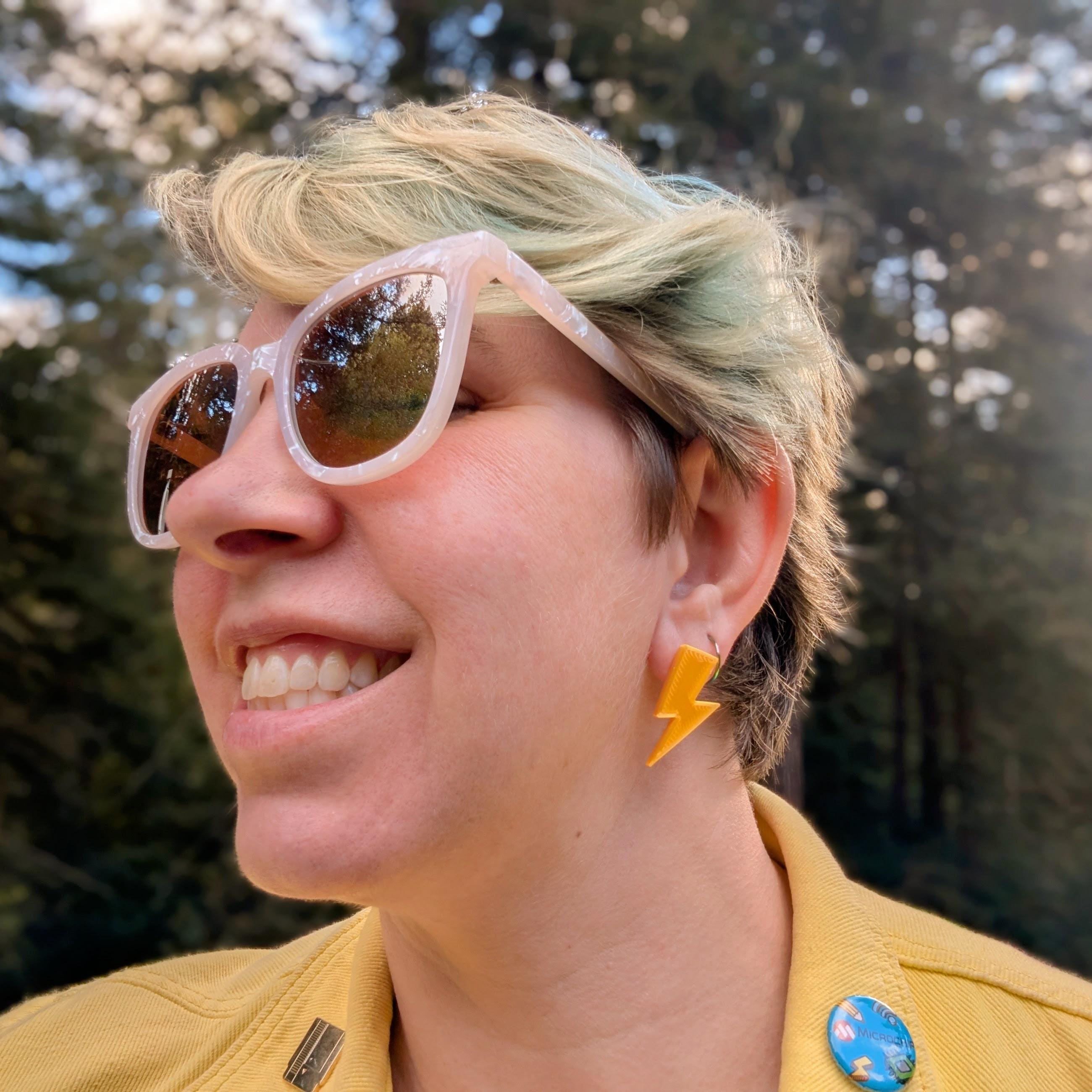 Lightning Bolt Stud Earrings | X-Men Storm Earrings