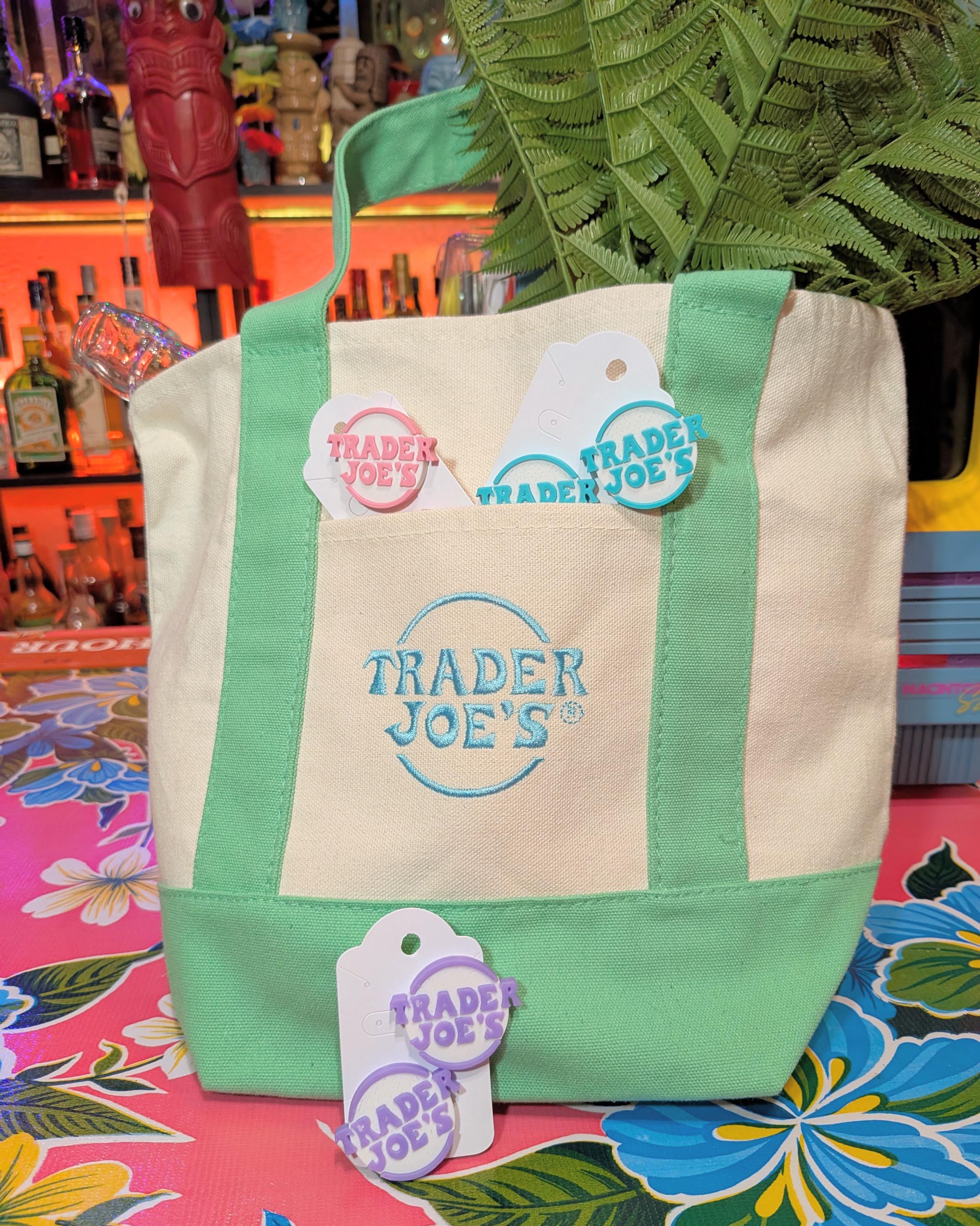 Trader Joe's Logo Earrings | 3D Printed Fan Jewelry